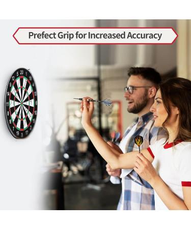 MIVERYEA Steel Tip Darts  Darts Metal Tip Set Professional  20 and 24 Grams Steel Darts with Aluminum Shafts  Brass Barrels  Extra Dart Flights  Sharpener Tool Kit  12 Pack - Buy Online on GoSupps.com