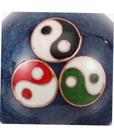 Goohochy Reusable Metal Gymnastics Massage Balls Set | Fengshui Handrolling Balls for Wrist Exercise | Cloisonne Iron Fitness Sport - Buy Online on GoSupps.com