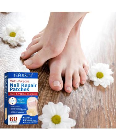 Toenail Plasters - Extra Strong Nail Repair Patch for Toenails and Fingernails Practical Breathable Non-Irritating Nail Repair Renewal Patch for Discolouration Cracked - Buy Online on GoSupps.com