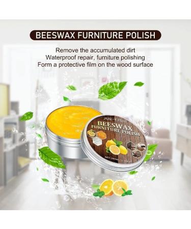 Furniture Wax - Wood Seasoning Beeswax Polish for Furniture - Furniture Solid Wax Polish Beeswax Nourishes Furniture Antiques with Sponge Pisole - Buy Online on GoSupps.com
