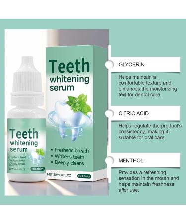  qixeuoa Coffee stain remover for teeth | Cleaning liquid 30 ml Natural dental care for sensitive teeth and against poor oral health For - Buy Online on GoSupps.com