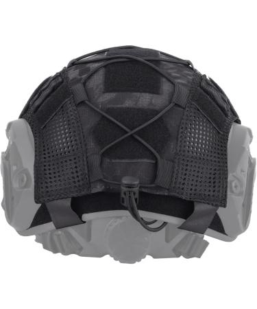 Fast Helmet Cover - Durable 500D Nylon Tactical Helmet Cover for Paintball & Airsoft in Black - Buy Online on GoSupps.com