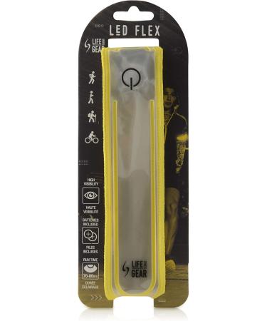 LIFE-SPORTS GEAR LED Light Armband - Soft Lycra Adjustable Velcro Armband - High visibity up to 1000 feet - Flashing and continious Modes - 70-80 hrs runtime - CR2032 Battery Included Yellow - Buy Online on GoSupps.com