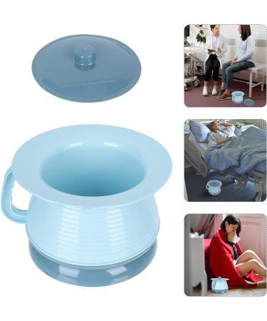 Chamber Pot Bedpan with Lid Household Cuspidor Urinal Bottle Urine Pots Potty Urinal for Elderly Female Male Bedridden Patient Hospital Emergency Device - Buy Online on GoSupps.com