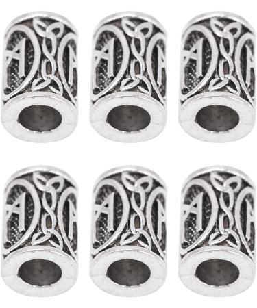 Beard Hair Beads 24Pcs Viking Hair Bead Alloy Vintage Dreadlock Beads Men Beard Tubes Hair Decoration Necklace Bracelet Jewelry DIY Braiding Jewelry Making Beads - Buy Online on GoSupps.com