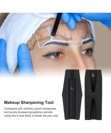 YOIM 4-In-1 Duckbill-Shape Eyebrow Pencil Sharpener - Black | Scratch Resistant, Safety Design for Wooden Eyebrow Pencils - Buy Online on GoSupps.com