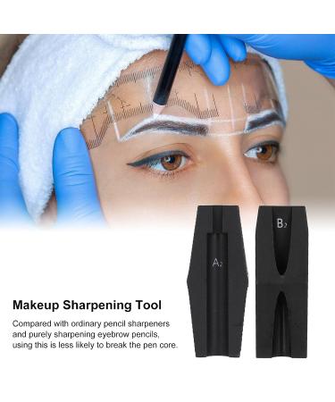 Duckbill-Shape 4 in 1 Eyebrow Pencil Sharpener | Safe & Portable Cosmetic Tool - Buy Online on GoSupps.com