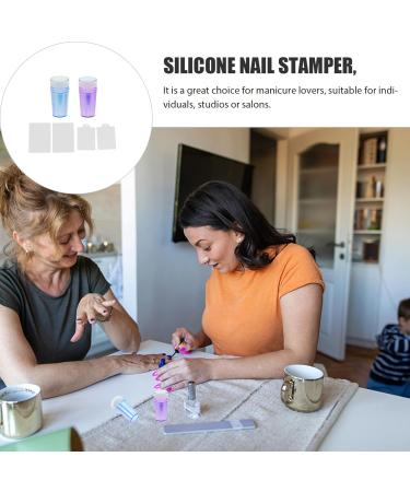 Beavorty 6 Sets Nail Stamp Manicure DIY Stamper Nail Pattern Printing Stamper Nail Manicure Kit Silicone Manicure Art Stamper Girls Suit Gel for Nails With Cover Scraping Board - Buy Online on GoSupps.com