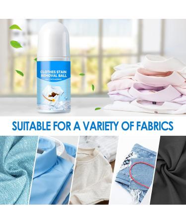 Clothes Stain Remover-Roll Bead Design Magic Stain Remover Rolling Bead Ideal for Emergency Stain Removal Portable No-wash Instant Stain Remover Pen Stain Remover Roller-Ball Cleaner - Buy Online on GoSupps.com