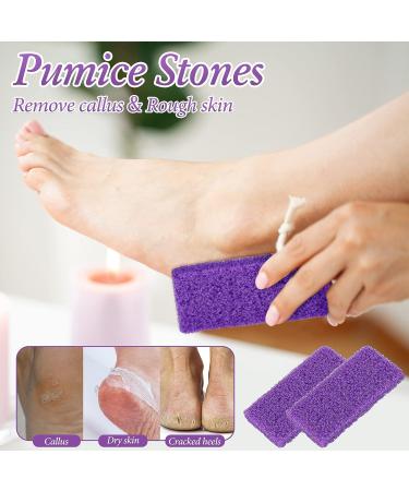 200 Pcs Disposable Pumice Stone for Feet - Pedicure Scrubber Exfoliator Sponge for Callus Remover - Buy Online on GoSupps.com