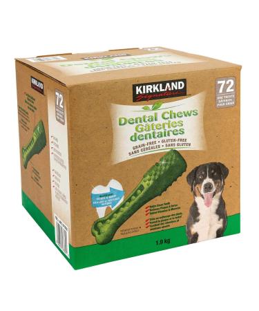 Kirkland Signature Dental Chews Pack of 72 Net Wt 1.9 Kg 1.9 Kilogram
