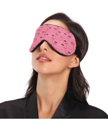 WELLDAY Pink Cute Pig Sleep Mask - Soft Comfort Blindfold for Men and Women - Buy Online on GoSupps.com