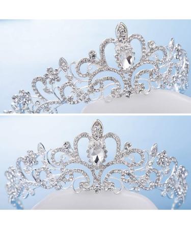 Pearl Butterfly Crown Tiara | Crystal Princess Headband & Bridal Jewelry for Girls & Women - Perfect for Birthdays & Weddings - Buy Online on GoSupps.com