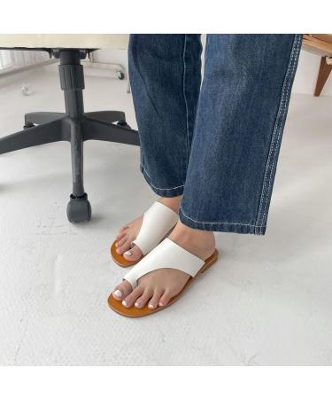 Bunion Corrector Sandal for Women | Orthotic Big Toe Foot Correction | Treat Bunion & Plantar Fasciitis | Size 5 White - Buy Online on GoSupps.com