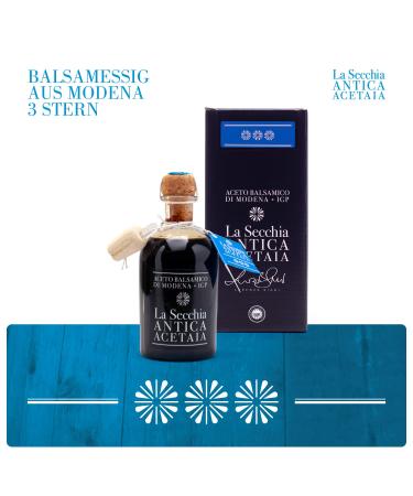 Buy La Secchia Balsamico Obessig from Modena IGP - Three Stars 250ml - Premium Traditional Balsamic Vinegar with Cherry Mulberry Barrel Aging - Buy Online on GoSupps.com