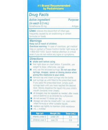Original Mylicon Gas Relief Drops for Infants & Babies - 1 Fluid Ounce - Buy Online on GoSupps.com