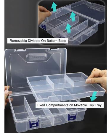 Avlcoaky Waterproof Fishing Tackle Box Organizer with Movable Tray - Plastic Storage Solution - Buy Online on GoSupps.com