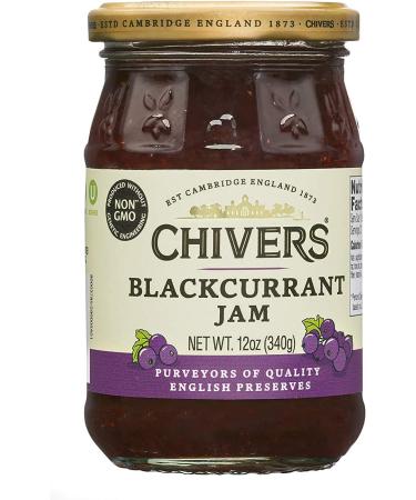 Chivers - Blackcurrant Jam - Blackcurrant Jam - Blackcurrant - Blackcurrant - English Jam - 340 Grams - Buy Online on GoSupps.com