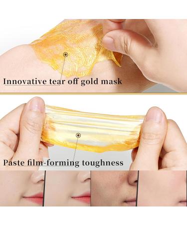 Anti-Aging Gold Collagen Facial Mask Anti-Aging Retinol Gold Facial Mask Gold Firming Snake Venom Face Mask Retinol Gold Mask Gold Face Mask for Moisturizing Removes Blackheads & Oils 100g - Buy Online on GoSupps.com