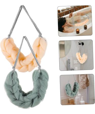 NOLITOY 2pcs Portable Bath Balls - Exfoliating Shower Loofah & Body Scrubber - Comfortable Cleaning Sponges for Adults - Buy Online on GoSupps.com