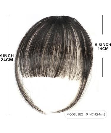 Bangs Hair Clip Brown Black Clip on Bangs Hair Extensions Fake Bangs Hair Wispy Bangs Hair Clip Fringe with Temples Hairpieces Curved Bangs Bangs Clip in Hair(Color:2-33) - Buy Online on GoSupps.com