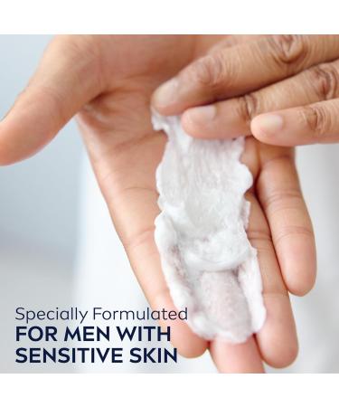 NIVEA MEN Sensitive Shave Gel - 3 Pack, 7 Oz Cans with Vitamin E, Chamomile, and Witch Hazel - Buy Online on GoSupps.com