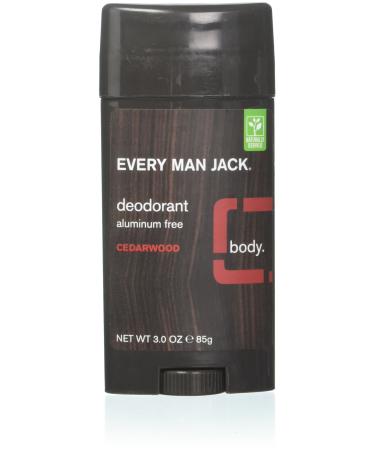Every Man Jack Body Deodorant - Cedarwood - Aluminum Free - 3 oz
