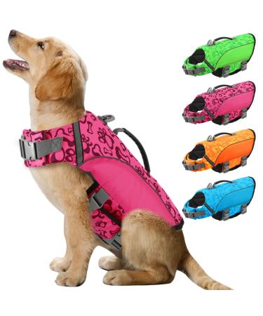 Alagirl's dog cladding & accessories Rescue vests for small medium large dogs Large dogs life jacket dog small aladlj004 pink s s: 42-54cm (chest cake) pink - Buy Online on GoSupps.com