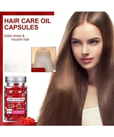 Revitalize Your Hair with Hair Vitamin Serum Capsules | Repair Damaged Hair & Nourish Dry Hair | International Shipping Available - Buy Online on GoSupps.com