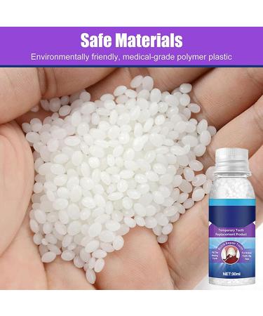 Reparador Perlas Reparador Perlas Dientes emporary Tooth Repair Kit DIY Temporary Tooth Replacement Repair Granules Kit for Temporary Restoration of Missing & Broken Teeth - Buy Online on GoSupps.com