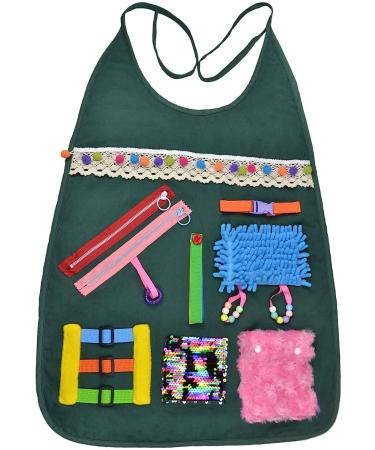 Fidget Blanket for Elderly - Therapy Activity Apron for Dementia & Alzheimer's Relief - Buy Online on GoSupps.com