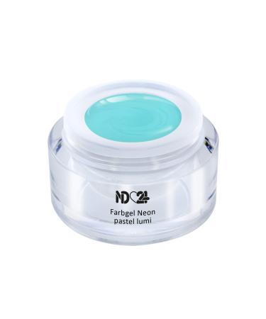 ND24 NAILDESIGN-Color gel for gelails in studio quality-UV & LED suitable-Premium UV gel with high pigmentation & excellent coverage-Made in Germany & vegan (5ml | Neon Pastel Lumi)