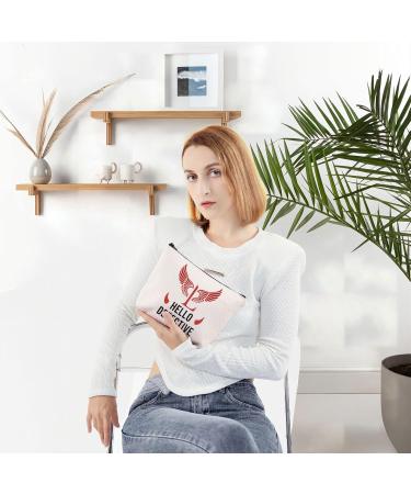 Levlo Lucifer TV Show Cosmetic Bag | Morningstar Gift for Women & Girls | Hello Detective Makeup Zipper Bag - Buy Online on GoSupps.com
