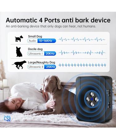 Antibell for Dogs - 3 Levels of Ultrasound Anti-Bark Device 33ft Range | Safe & Effective Dog Barking Control - Buy Online on GoSupps.com