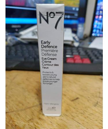No7 Early Defence Eye Cream Hypo-Allergenic 0.5 oz