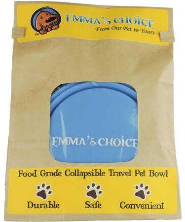 Emma's Choice Collapsible Pet Bowl Set with Tooth Brush and Carabiner - Food Grade & Convenient - Buy Online on GoSupps.com