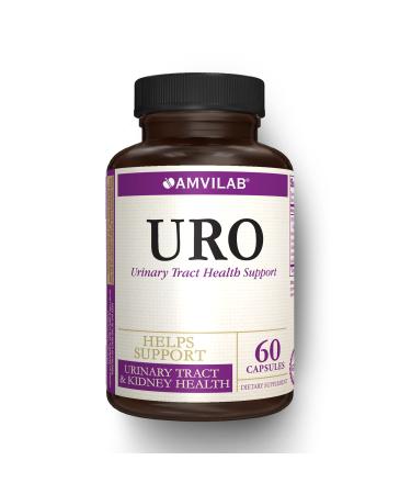AMVILAB URO Urinary Tract Health Support 60 Capsules 2 Month Supply