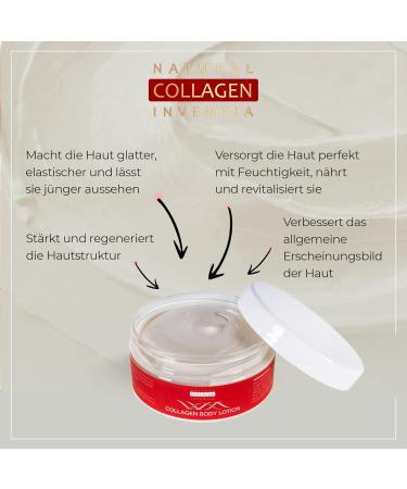Natural Collagen Inventia Body Lotion 300ml - Moisturizing with Hyaluronic Acid & Almond Oil | Regenerating Formula - Buy Online on GoSupps.com