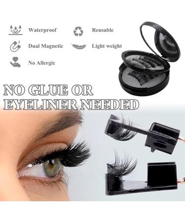ThrivingAura Magnetic Eyelashes Magnetic Lashes Magnetic Eyelashes without Eyeliner Eyelashes Magnetic Natural Look 3D Effect and Reusable No Glue Eyelashes All-Day Comfort and Easy to Use(8Pairs) - Buy Online on GoSupps.com