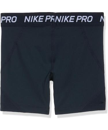 Nike Kids Girl's Pro Boyshorts - Small Black/White - Little Kids/Big Kids - Buy Online on GoSupps.com