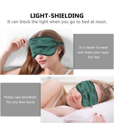 EXCEART Silk Sleep Mask Set - Comfortable Eye Patch & Hair Tie for Travel | Satin Eye Cover & Blindfold for Sleeping - Buy Online on GoSupps.com