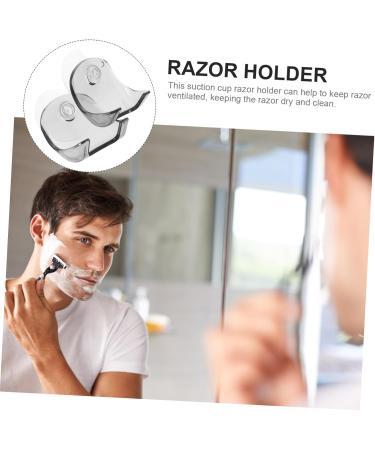 BeatifuFu 2-Piece Manual Razor Keeper Suction Cup Rack - Bathroom Organizer for Shavers - Buy Online on GoSupps.com