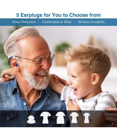 OneBridge Rechargeable Hearing Amplifier for Seniors with Noise Cancelling - Blue | Digital Assist Device for Adults with Hearing Loss - Buy Online on GoSupps.com