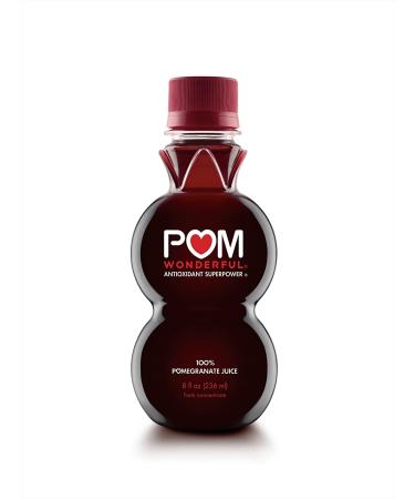 POM Wonderful 100% Pomegranate Juice 8 fl oz - Pack of 8 | Pure and Delicious - Buy Online on GoSupps.com