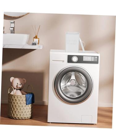 NOLITOY 2 Sets Washing Storage Bucket Laundry Room Organization and Storage Bin Wrought Iron White - Buy Online on GoSupps.com