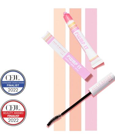 Skin in Motion | Plump It & Lift It Gift Set with Holographic Bumbag Accessory | With Waterproof Black Mascara & Tinted SPF30 Lip Balm in Sheer Berry - Buy Online on GoSupps.com