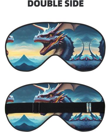Roaring Dragon Eye Mask - Soft Adjustable Sleep Mask for Men & Women | International Shipping - Buy Online on GoSupps.com
