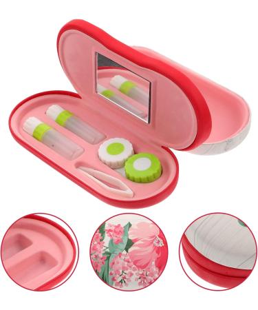 Milists Double-Layer Glasses Case - Travel Contact Lens & Tweezers Storage Set - Durable Compact Design | Ideal for Lentil Tanks - 16.5x7x5.5cm - Buy Online on GoSupps.com