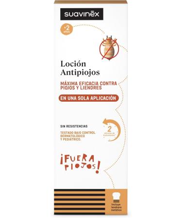  Suavinex Suavinex Lendrera Anti-Lice and Canvas Lotion Pack Removes 100% of Lice and Canvas Safe Effective Treatment Does Not Damage the Hair Does Not Irritate Does Not Penetrate Tested Over 2 Years - Buy Online on GoSupps.com