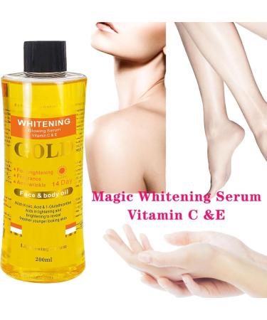 YCHYLIQ 200ml Moroccan Massage Essential Oil Gentle Skin Moroccan Essential Oil Facial Body Moisturizing Relaxing Gold Moroccan Oil (2PCS) - Buy Online on GoSupps.com